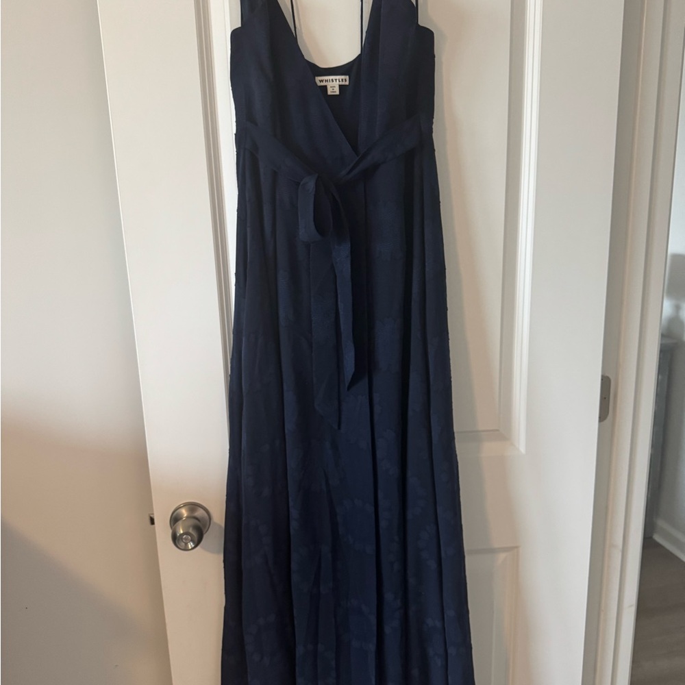 Whistles Deep Blue Maxi Dress